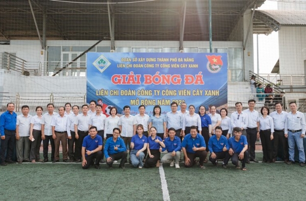 Liên chi đoàn Công ty Công ty Công viên – Cây xanh Đà Nẵng tổ chức giải Bóng đá mở rộng năm 2024